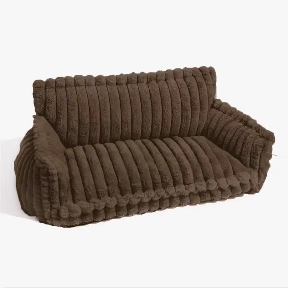 Orthopedic dog bed with elevated headrest – view 12