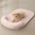 Orthopedic cooling dog bed with gel foam – view 2