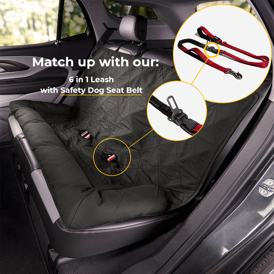 2-in-1 waterproof dog car bed and seat cover – view 11