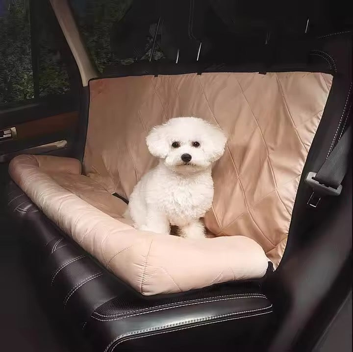 2-in-1 waterproof dog car bed and seat cover – view 15