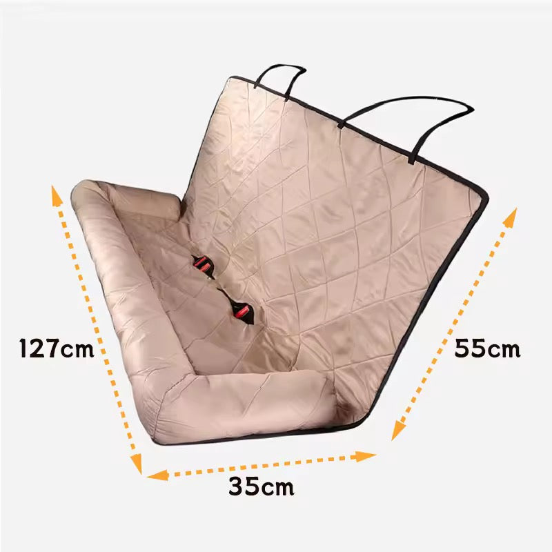 2-in-1 waterproof dog car bed and seat cover – view 17