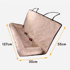 2-in-1 waterproof dog car bed and seat cover – view 17