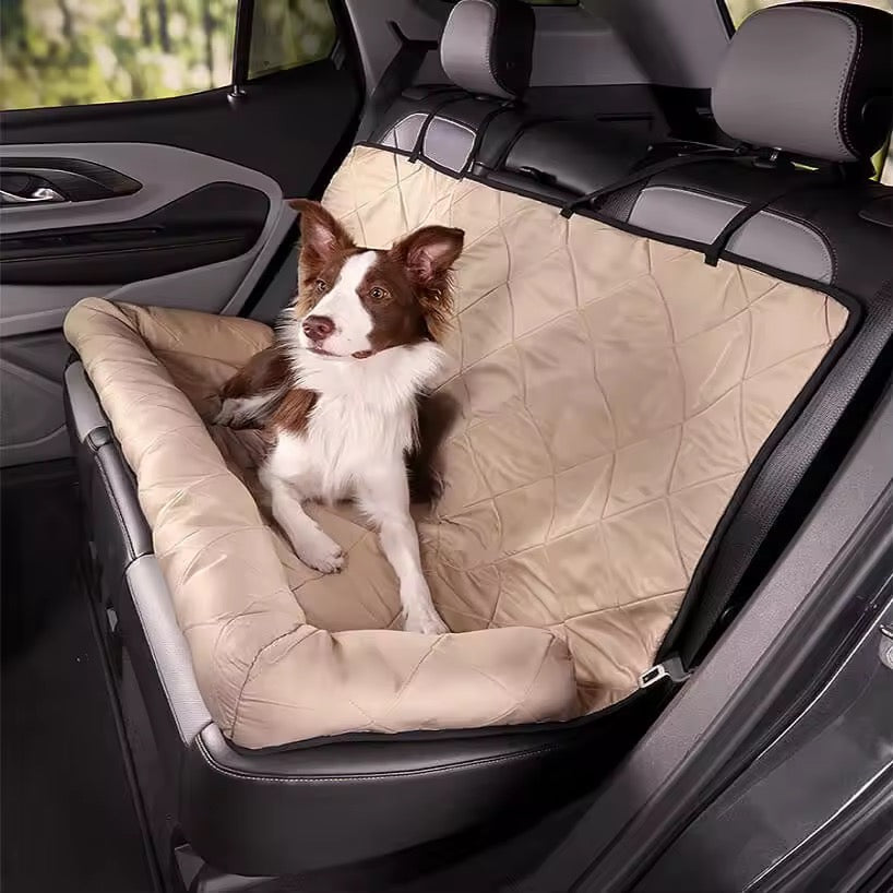 2-in-1 waterproof dog car bed and seat cover – view 3