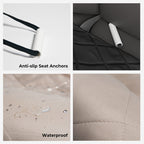 2-in-1 waterproof dog car bed and seat cover – view 7