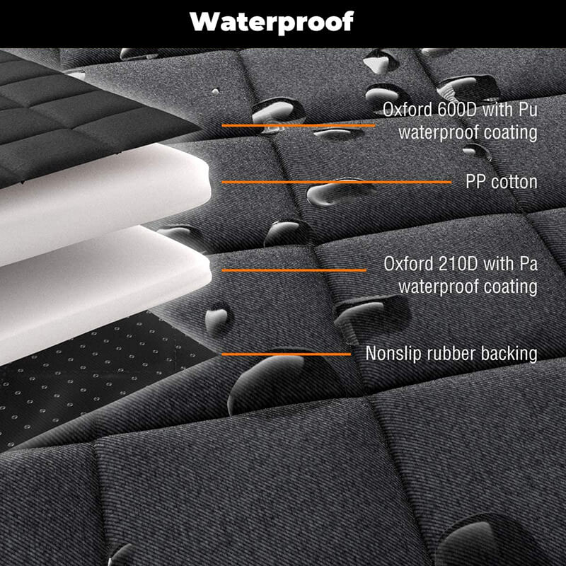 2-in-1 waterproof dog car bed and seat cover – view 10