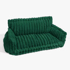 Orthopedic dog bed with elevated headrest – view 15