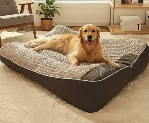 Plush orthopedic dog bed for large dogs by BROKLEN