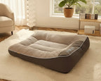 Plush orthopedic dog bed for large dogs – view 3