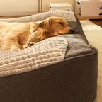 Plush orthopedic dog bed for large dogs – view 16