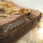 Plush orthopedic dog bed for large dogs – view 19