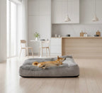 Plush orthopedic dog bed for large dogs – view 4