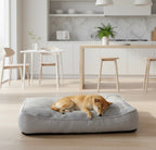 Plush orthopedic dog bed for large dogs – view 6