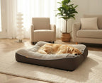 Plush orthopedic dog bed for large dogs – view 8