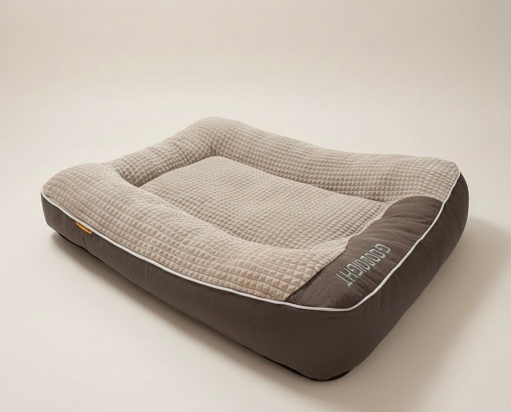Plush orthopedic dog bed for large dogs – view 2