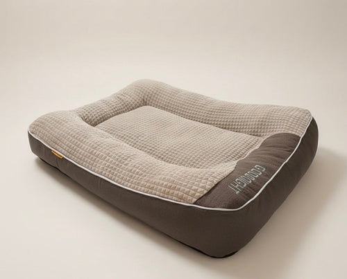 Plush orthopedic dog bed for large dogs – view 2