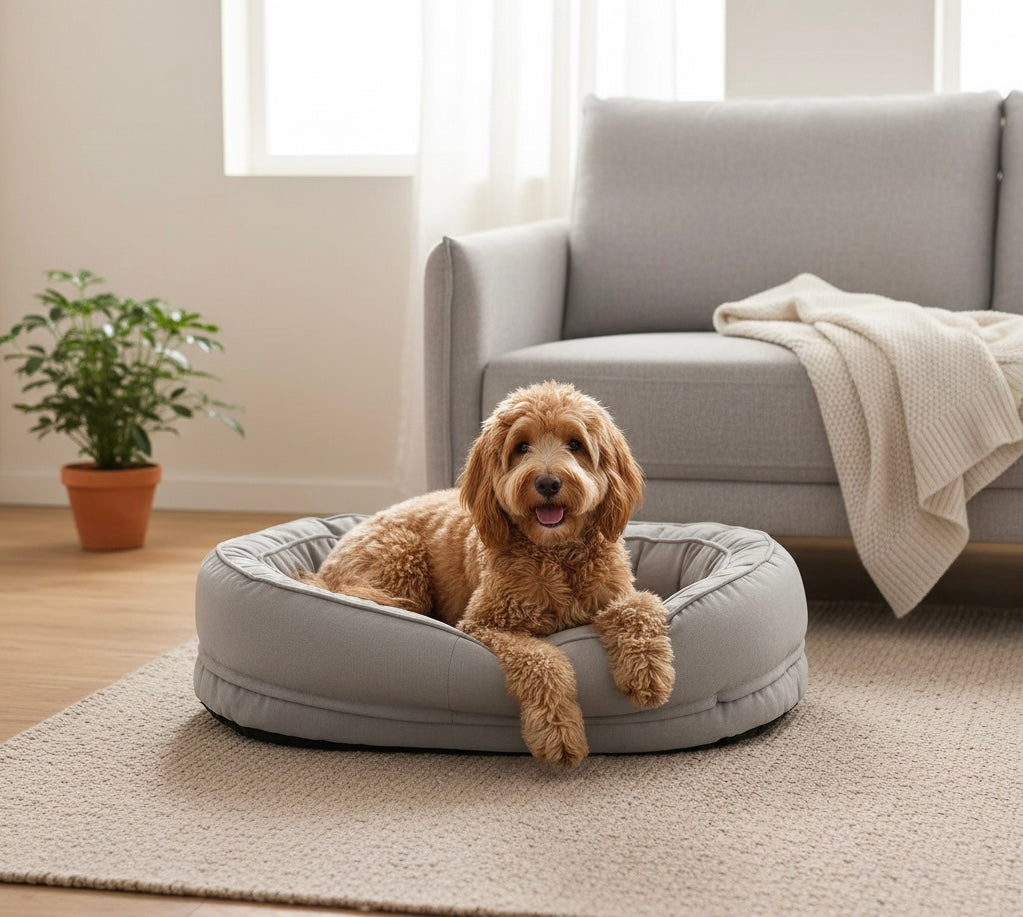 Orthopedic dog bed with removable washable cover by BROKLEN