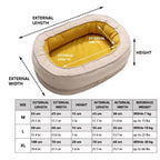Orthopedic dog bed with removable washable cover – view 19