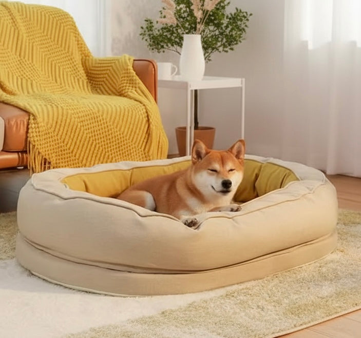 Orthopedic dog bed with removable washable cover – view 8